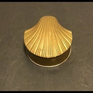 Art Deco Sea Shell women’s Brass Jewelry case